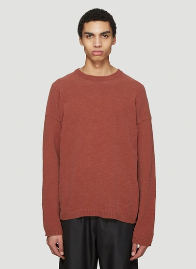 Our Legacy Popover Round Neck Sweater In Brown