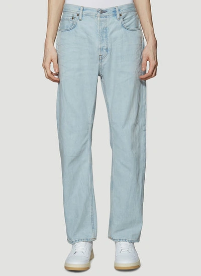 Acne Studios Blå Konst Land Loose Fit Jeans In Light Blue | ModeSens