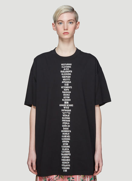 新入荷 tシャツ translated 新品 VETEMENTS - Tシャツ/カットソー(半袖