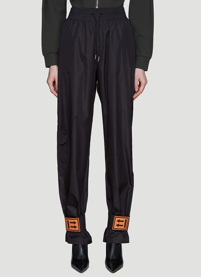 Off-white Nylon Track Pants In Black