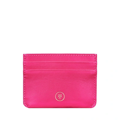 Maxwell Scott Bags Finest Quality Womens Pink Leather Credit Card Case