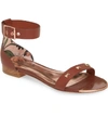 Ted Baker Ovey Sandal In Cocoa Leather