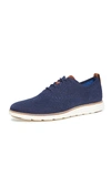 Cole Haan Men's Original Grand Stitchlite Wingtip Oxfords Men's Shoes In Navy/ivory