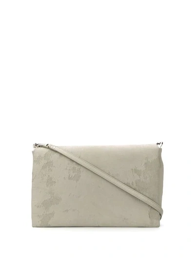 Rick Owens Babel Medium Flap Bag In Grey