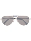 Cartier Klassische Pilotenbrille In Silver