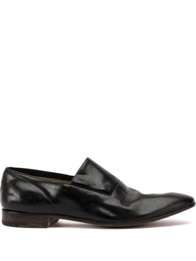 Premiata Varnished Loafers In Black