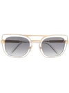 Cazal Cat-eye Sunglasses In Gold