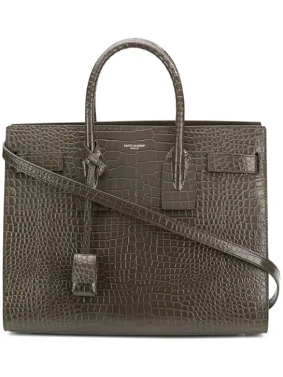 Saint Laurent Sac De Jour Tote Bag Small In Brown