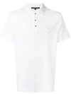Michael Michael Kors Mk Polo Shirt In White