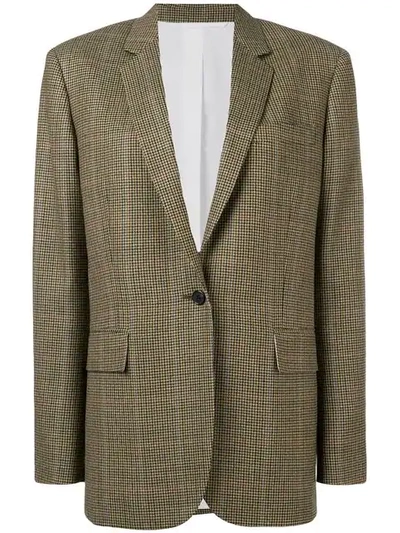 Calvin Klein 205w39nyc Box Fit Blazer In Green