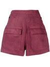 Golden Goose Deluxe Brand Flap Pocket Shorts - Red