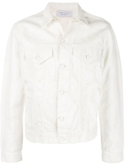 John Elliott Klassische Jeansjacke In White