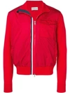 Moncler Bomber Jacket In Red