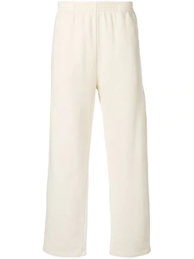 Jacquemus Track Trousers In White