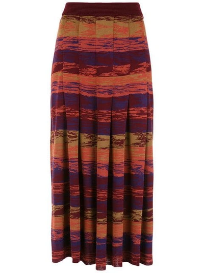 Nk Knit Midi Skirt In Multicolour