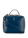Mark Cross Laura Small Tote Bag In Blue