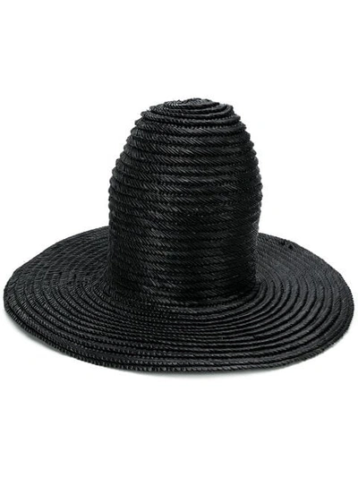 A.w.a.k.e. Straw Hat In Black