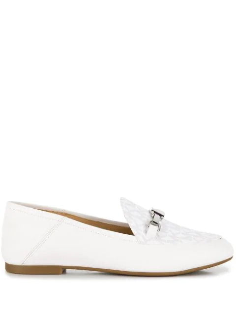 michael kors white loafers