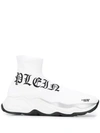 Philipp Plein Gothic Plein Sneakers In White
