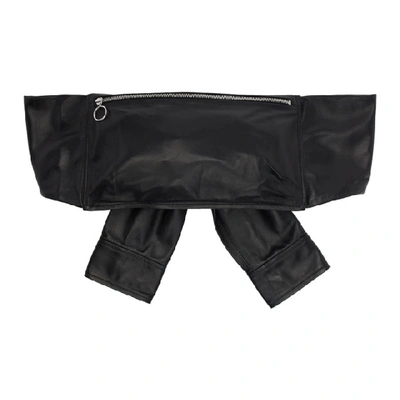 Kara Black Shirt Waist Bag