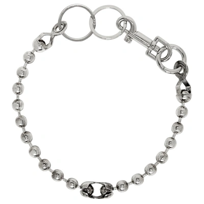 Martine Ali Silver Core Broken Ball Chain Necklace