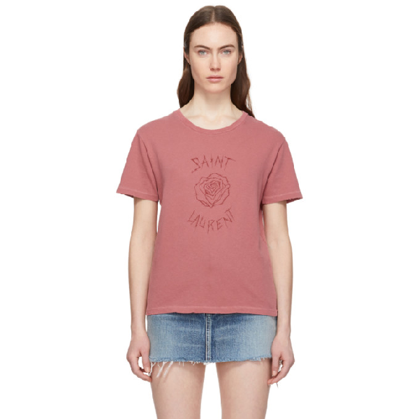 saint laurent graphic tee