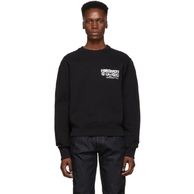 Helmut Lang Black Logo Hack Standard Sweatshirt