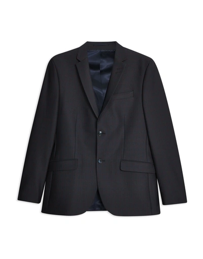 Topman Suit Jackets In Dark Blue