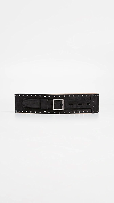 Rag & Bone Field Waist Belt In Black