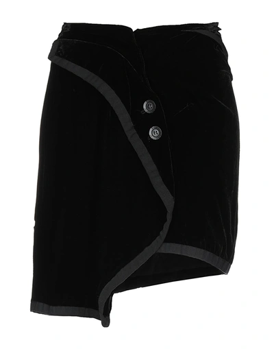 John Galliano Knee Length Skirt In Black