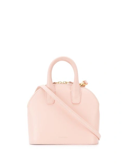 Mansur Gavriel Mini Top Handle Bag In Pink
