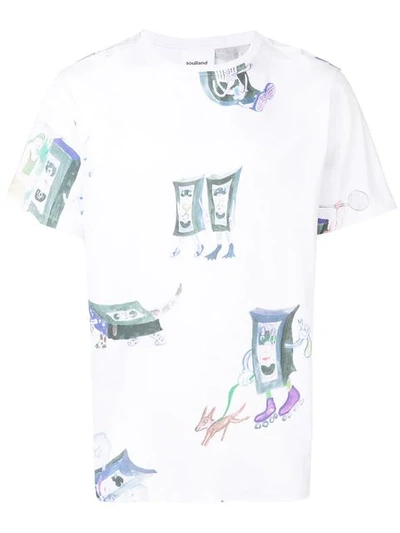 Soulland Archie T-shirt In White