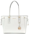 Michael Michael Kors Voyager Medium Tote Bag In White