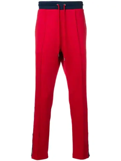 Michael Michael Kors Side Stripe Chinos In Red