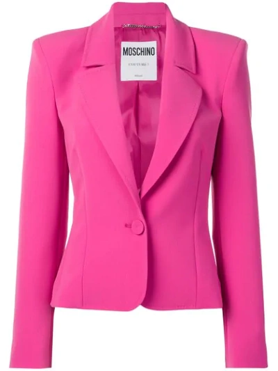 Moschino Cadi Jacket In Pink