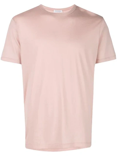 Sunspel Plain T-shirt In Pink