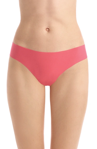 Commando 'butter' Stretch Modal Thong In Rose