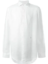 Massimo Alba Canary Buttoned Shirt In White