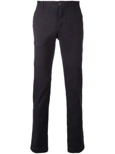Etro Straight Trousers In Blue