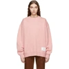 Acne Studios Crewneck Sweatshirt Pink Melange