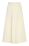 Beaufille Curie Neoprene A-line Skirt In White