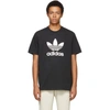 Adidas Originals Trefoil Logo-print T-shirt In Black