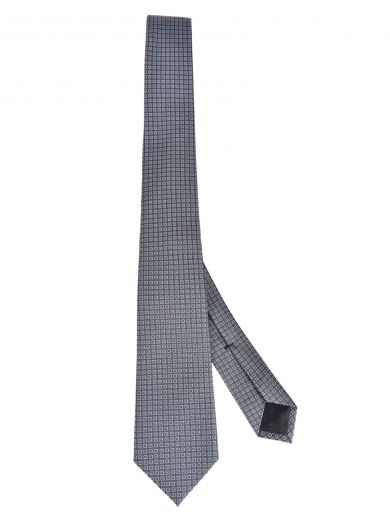 Gucci Square Pattern Tie In Flanella | ModeSens