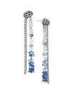 John Hardy Women's Classic Chain Sterling Silver & Gemstone Drop Earrings In Aquamarine
