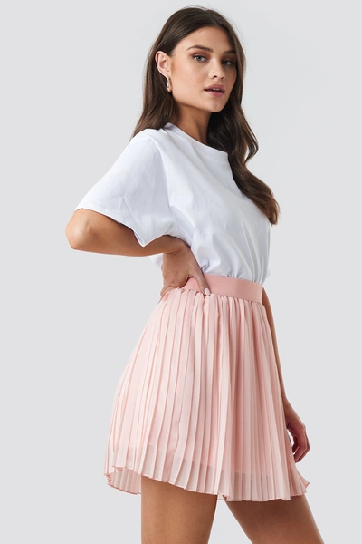 Na-kd Mini Pleated Skirt Pink