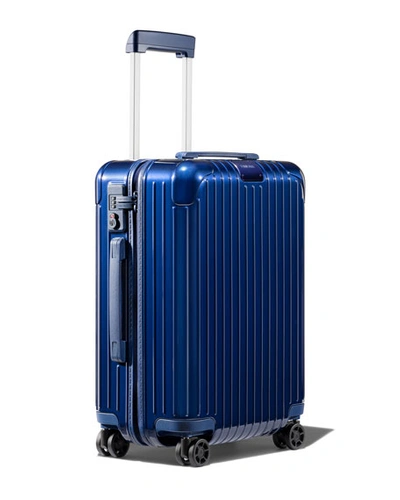 Rimowa Essential Cabin Multiwheel Luggage In Matte Blue