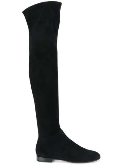 Gianvito Rossi Thigh-high Boots In Black