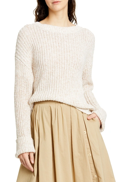 Alex Mill Melange Sweater In Light Khaki