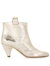 Laurence Dacade Terence Ankle Boots In Platinum