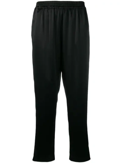 Gianluca Capannolo Elastic Waist Trousers In Black